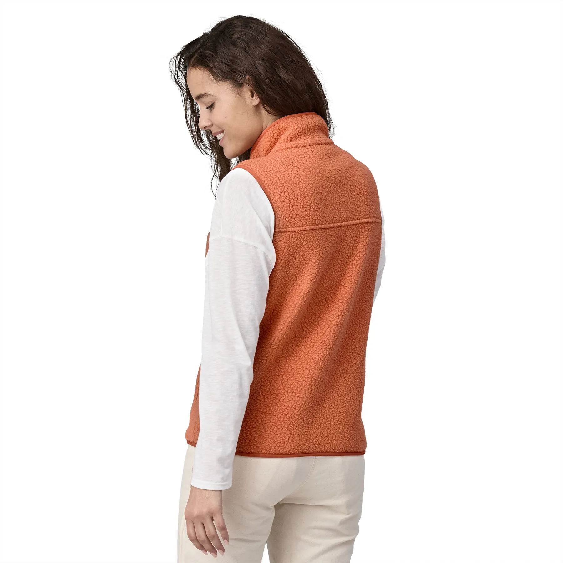 Womens Retro Pile Vest