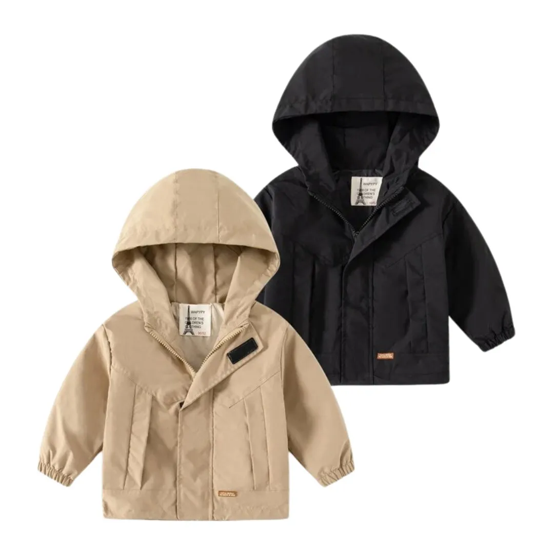 Wool Hooded Jacket for Boys