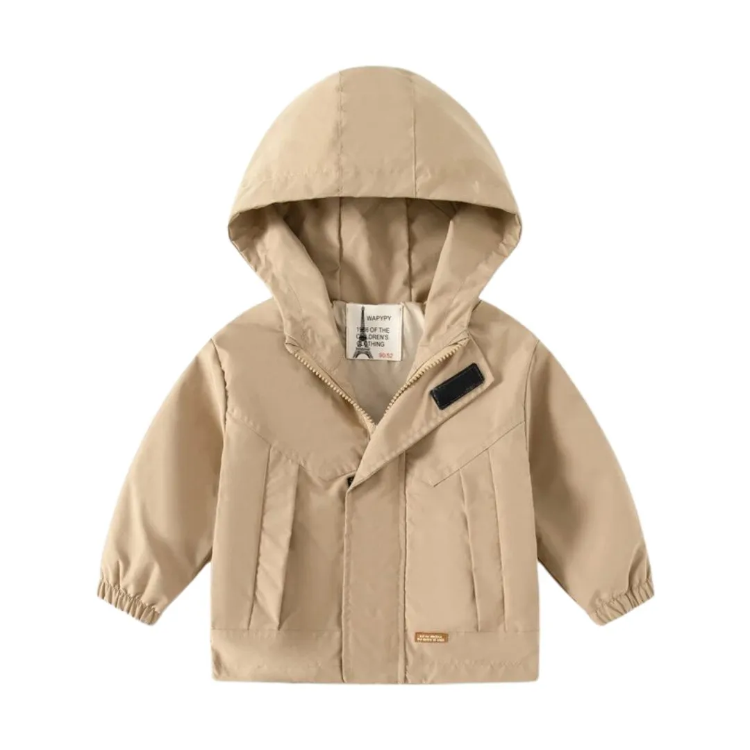 Wool Hooded Jacket for Boys
