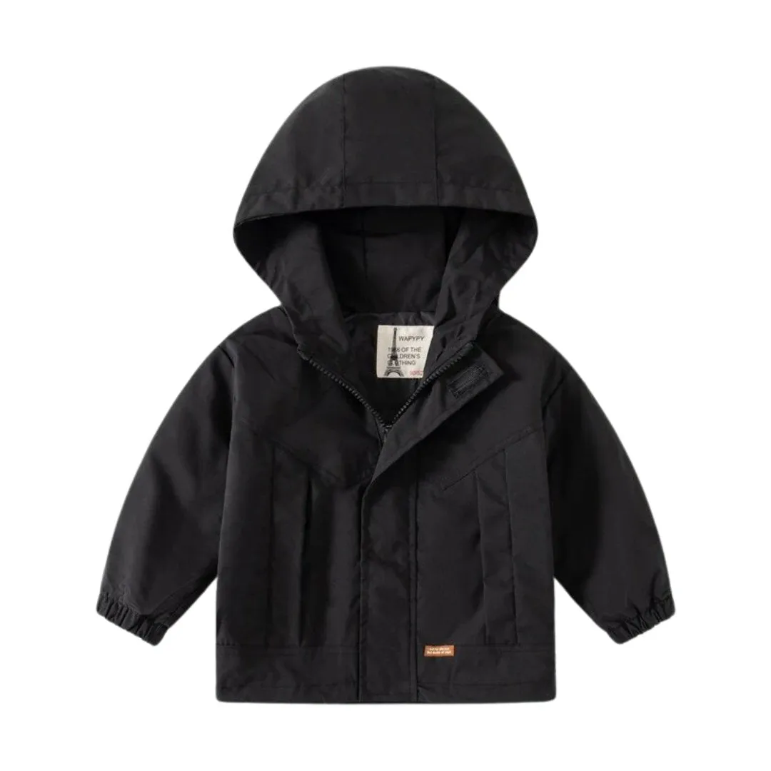 Wool Hooded Jacket for Boys